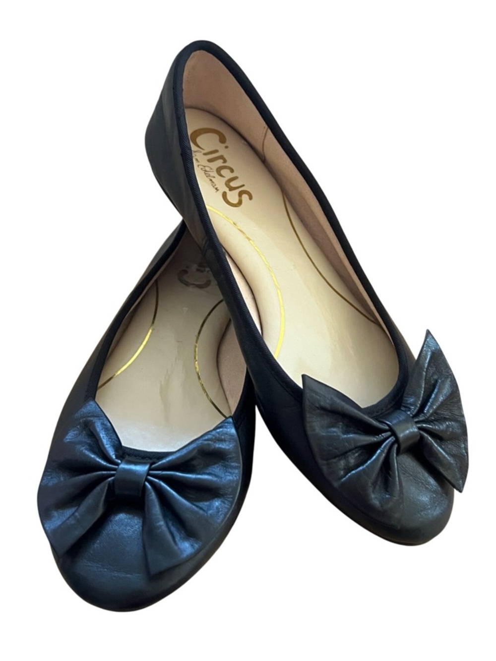 Circus by Sam Edelman Black Bow Ballet Flats 7.5 NEW